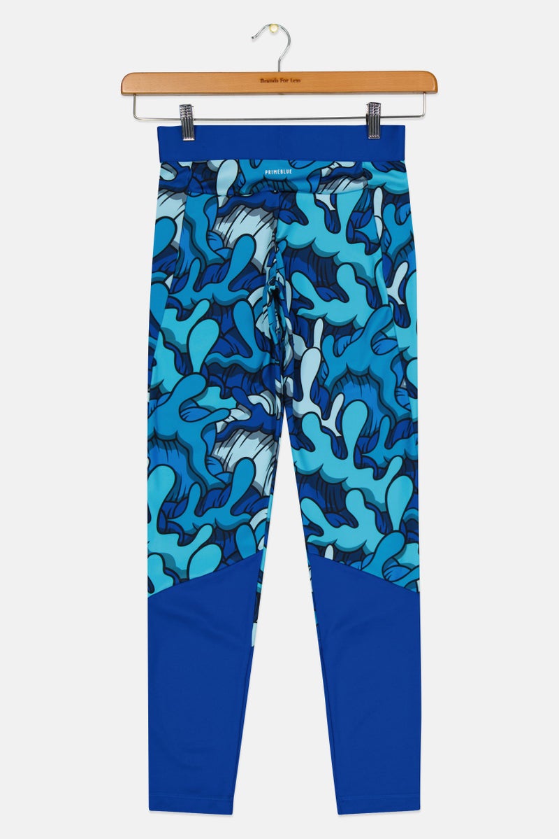 Adidas x Aaron Kai Kids Girl Sportswear Fit Abstract Training Leggings, Multicolor - Image 2